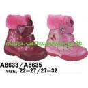 Žieminiai batai SuperGear Drugelis A8633-35 , dydžiai 22-32, spalva Bordo